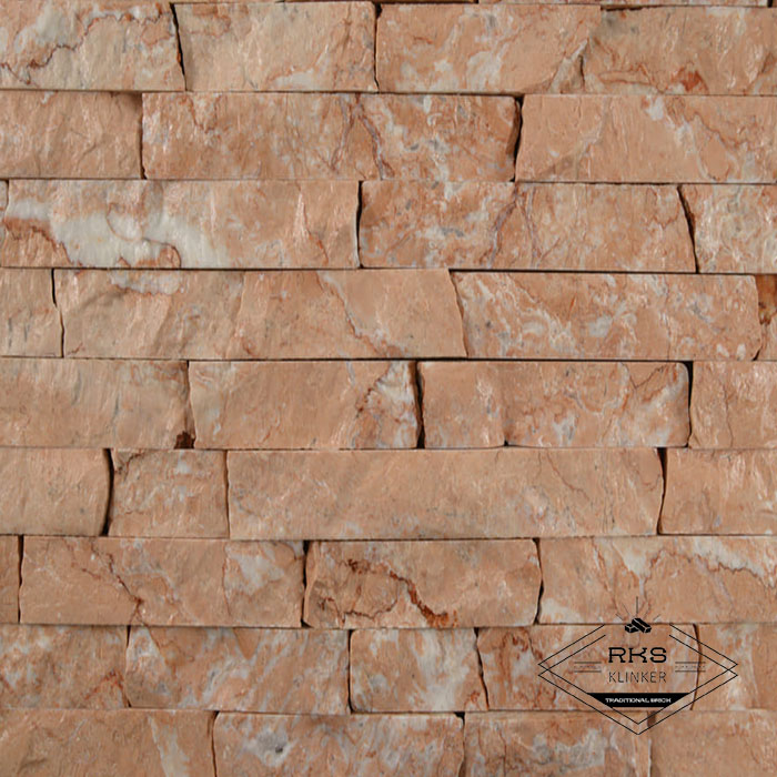 Фасадный камень Полоса - Мрамор Rosa Spring в Тамбове